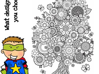 Mindfulness Colouring - Flowers