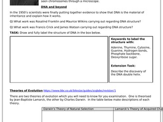 The History of Genetics (AQA GCSE Triple)
