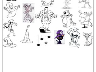 Halloween themed - Comparatives