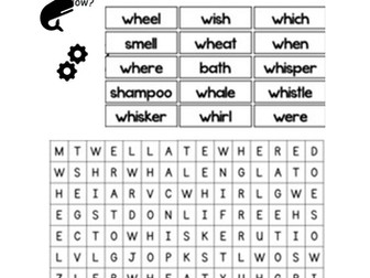 Phonics /wh/ worksheets