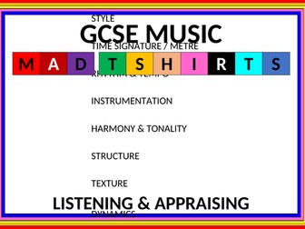 GCSE Music - Knowledge Organisers