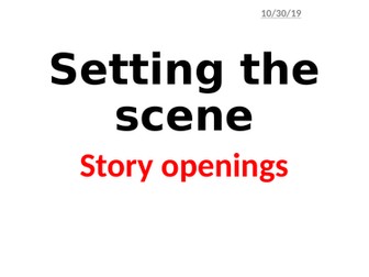 Story openings