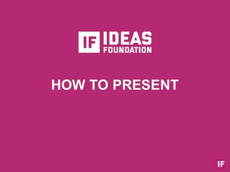 How to Present