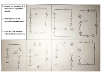 AQA GCSE Electricity Lesson 03 - Current in Series and Parallel