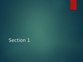 VCert Business & Enterprise Unit 1 revision