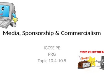 iGCSE PE Media and Sponsorship