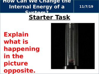 AQA A Level Physics Unit 11 Engineering - Thermodynamics PPTs