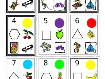 Grouping cards for various group sizes