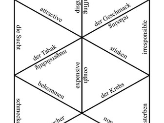 GCSE German Smoking Tarsia puzzle