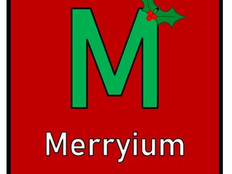 Christmas Science Elements Display