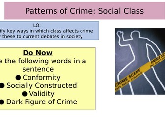 Patterns of Social Class and Crime