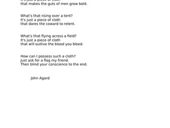 Exploration of the poem Flag by John Agard