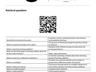 GCSE Radioactivity and Half-Life booklet