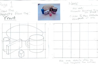 Cubism-Drawing everyday objects