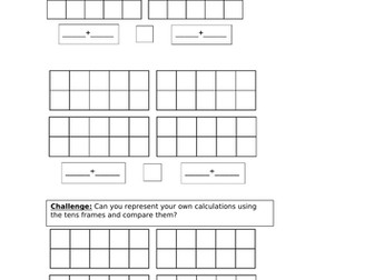 Year 1-Comparing number sentences