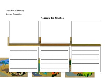 Dinosaur Timeline Activity