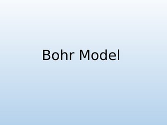 Bohr  ModelDiagrams (Atom Structure)