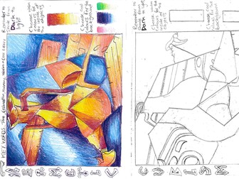 Cubism - Using Warm and Cool Colours
