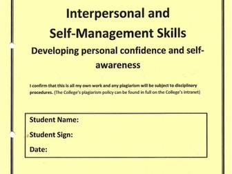 Interpersonal and Self-Management Skills - Achieve Programme