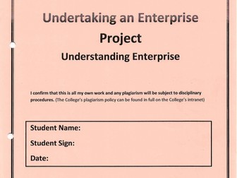 Undertaking an Enterprise Project -Achieve Programme