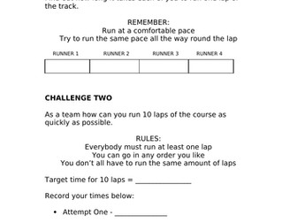 Middle distance pacing challenge