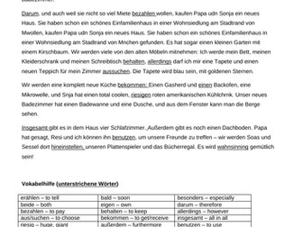 Text "Haus" (from the "Klara" series)