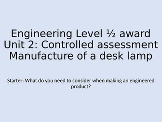 WJEC Engineering materials
