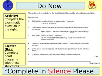 The Cardiac Cycle (AQA Biology A-Level)