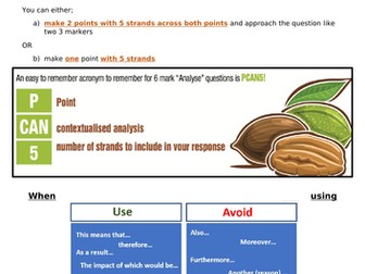 GCSE EDEXCEL BUSINESS - EXAM TECHNIQUE HELPSHEET