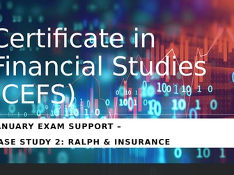 Certificate in Financial Studies - January 2020 Unit 1 Exam Support