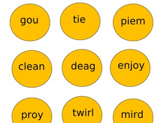 Phase 5 Phonics coin themed word sort
