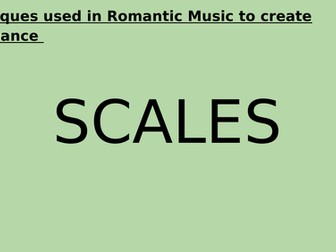 Lessons on dissonance in the Romantic Period (scales & chords)