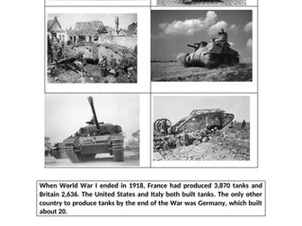 The development of the military tank