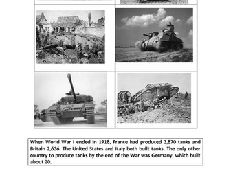 The development of the military tank