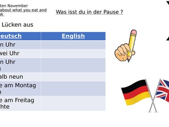 Was isst du in der Pause ?