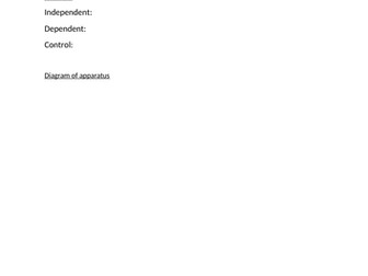 Experiment Write Up Template