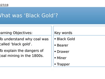 Year 8: What was Black Gold?