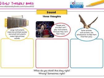 Three Thoughts - Sound. Addressing themes and misconceptions