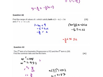NCUK maths past paper solution for science, engineering,business and humanities
