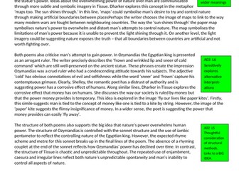 How is the power of nature presented in storm on the island and exposure picture