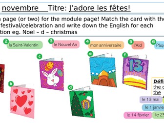 Dynamo 2 - Module 2 J'adore les fêtes! Point de départ