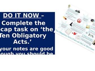 Edexcel GCSE (9-1) Religious Studies Spec B - Living the Muslim Life. Section 3a. Area of Study 2.