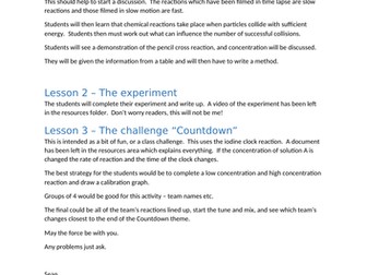 KS3 Rates of Reaction