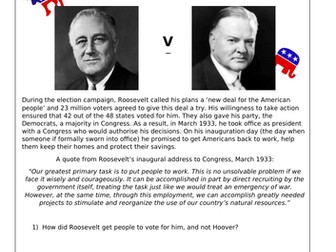 Roosevelt New Deal mini-workbook