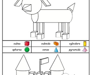 Year 1 Recognising 3D Shapes
