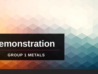 Alkali metals and Water reaction