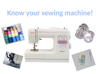 Learning to use the Sewing Machine