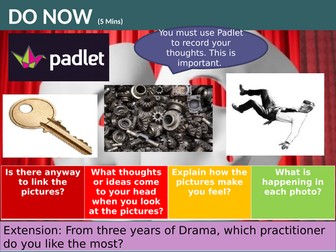 Devising lesson start up with designing tasks