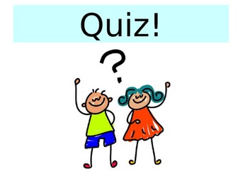 5 general knowledge quizzes with answer sheets