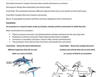 GCSE AQA GEOGRAPHY - The Living World